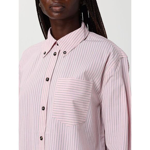 Ganni Shirt Woman Blush Pink - Picture 4 of 4